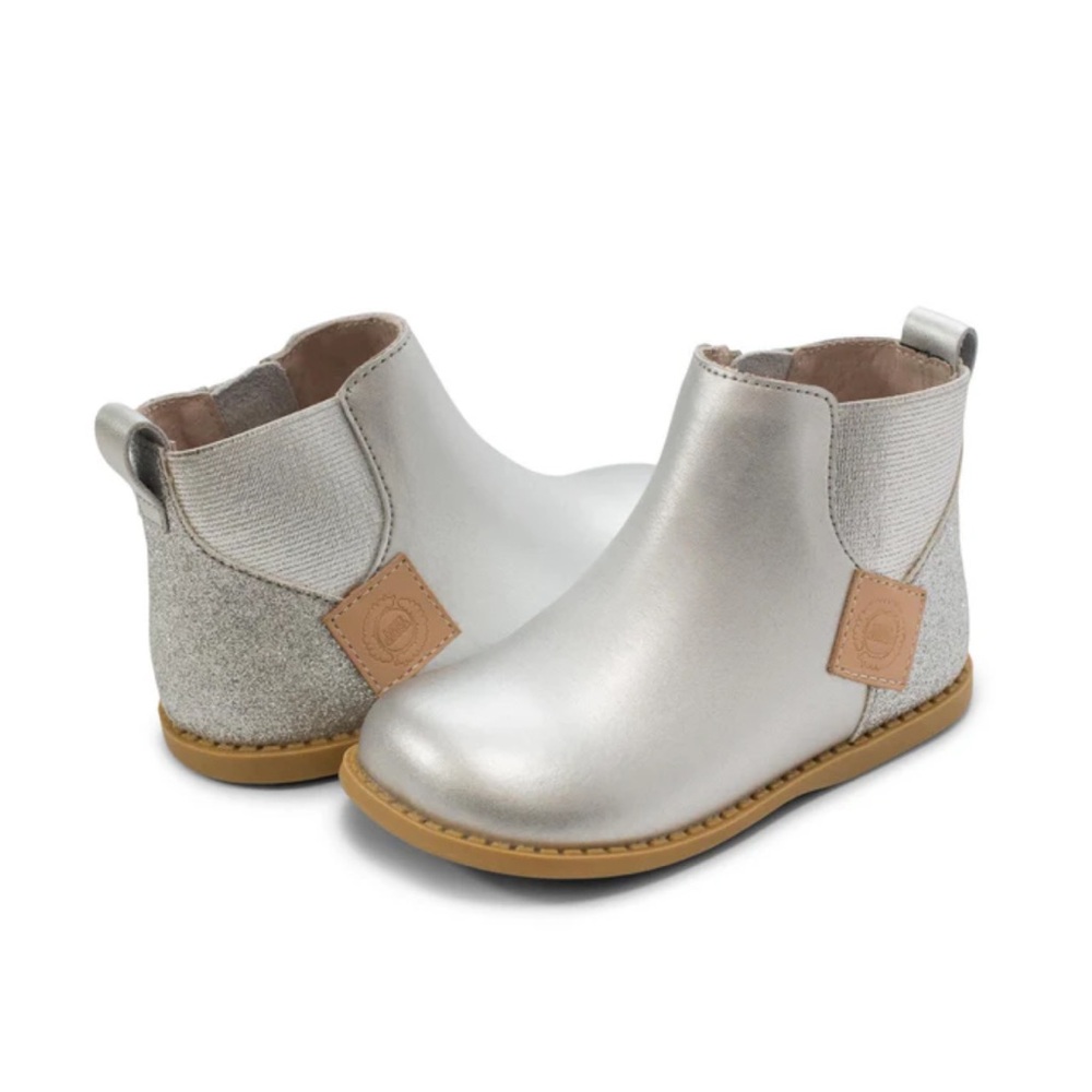 Livie & Luca Wink Boots Size 13 Girls Metallic Silver New